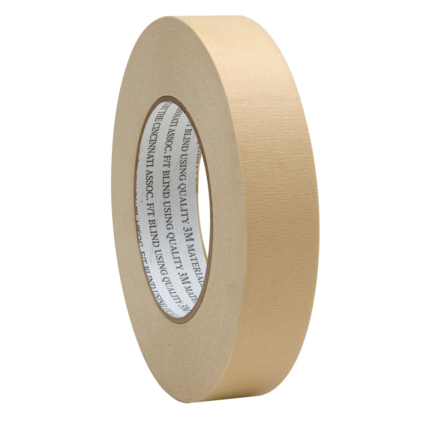 AbilityOne 7510006854963, SKILCRAFT Masking Tape, 3" Core, 1" x 60 yds, Beige