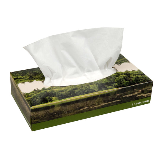 AbilityOne 8540016321024, SKILCRAFT Facial Tissue, 2-Ply, White, 100 Sheets/Pack, 12 Packs/Box (7935425)