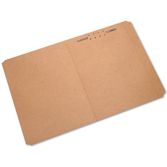 AbilityOne 7530008893555, SKILCRAFT Medium-Duty Kraft Fastener Folder, 0.75" Expansion, 1 Fastener, Letter Size, Kraft Exterior, 100/Box