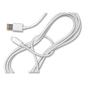 NXT Technologies Braided Apple Lightning Cable to USB-A Cable, 6 ft, White (24383997)