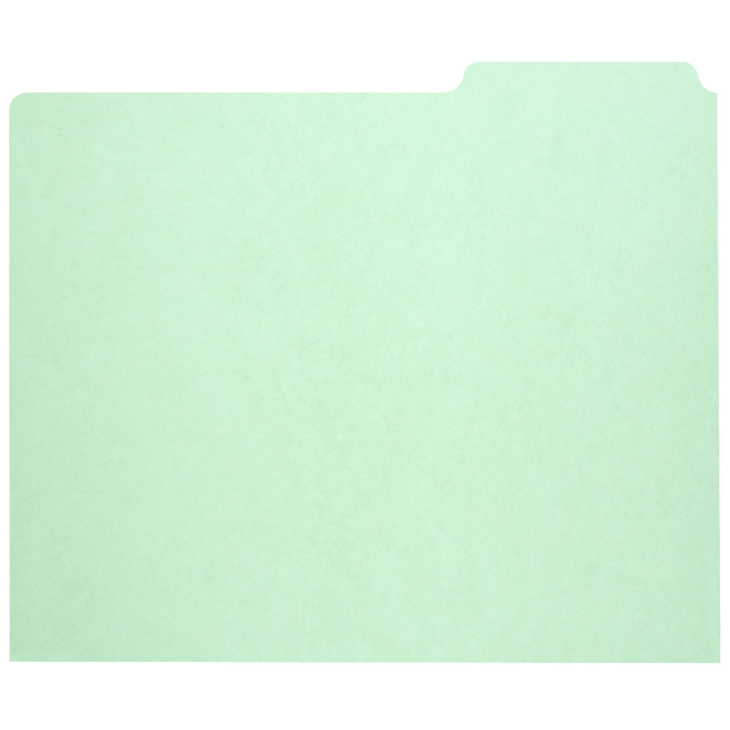 AbilityOne 7530009886515, SKILCRAFT File Guide Card, 3-Tab, 11.75 x 10, Light Green, 1 Set