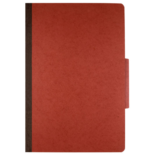 AbilityOne 7530009908884, SKILCRAFT Classification Folder, 2" Expansion, 2 Dividers, 6 Fasteners, Letter Size, Earth Red Exterior