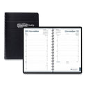 House of Doolittle Memo Size Daily Appointment Book with 15-Minute Schedule, 8 x 5, Black Cover, 12-Month (Jan to Dec): 2025 (28802)