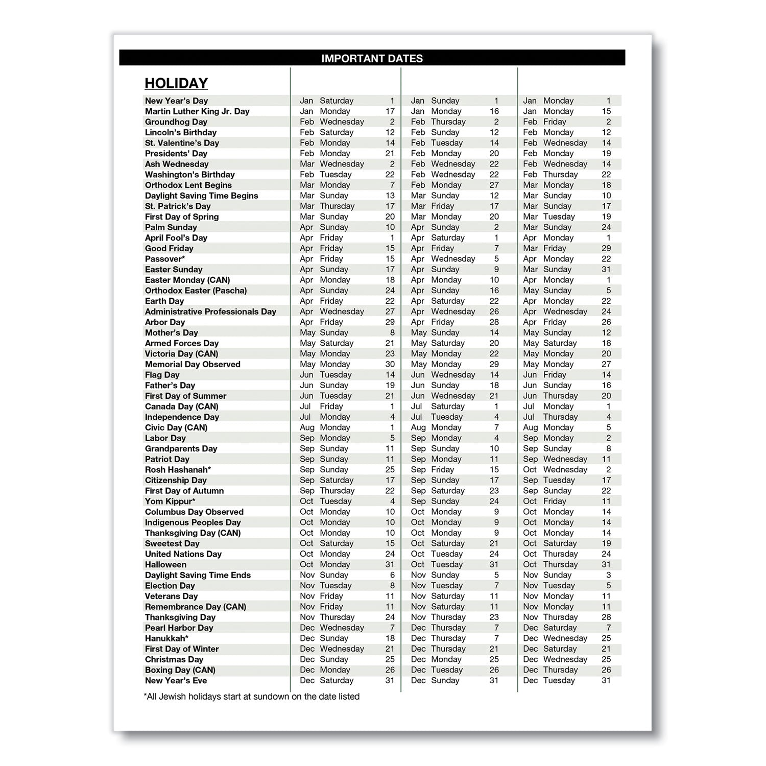 House of Doolittle Four-Person Group Practice Daily Appointment Book, 11 x 8.5, Black Cover, 12-Month (Jan to Dec): 2025 (28202)