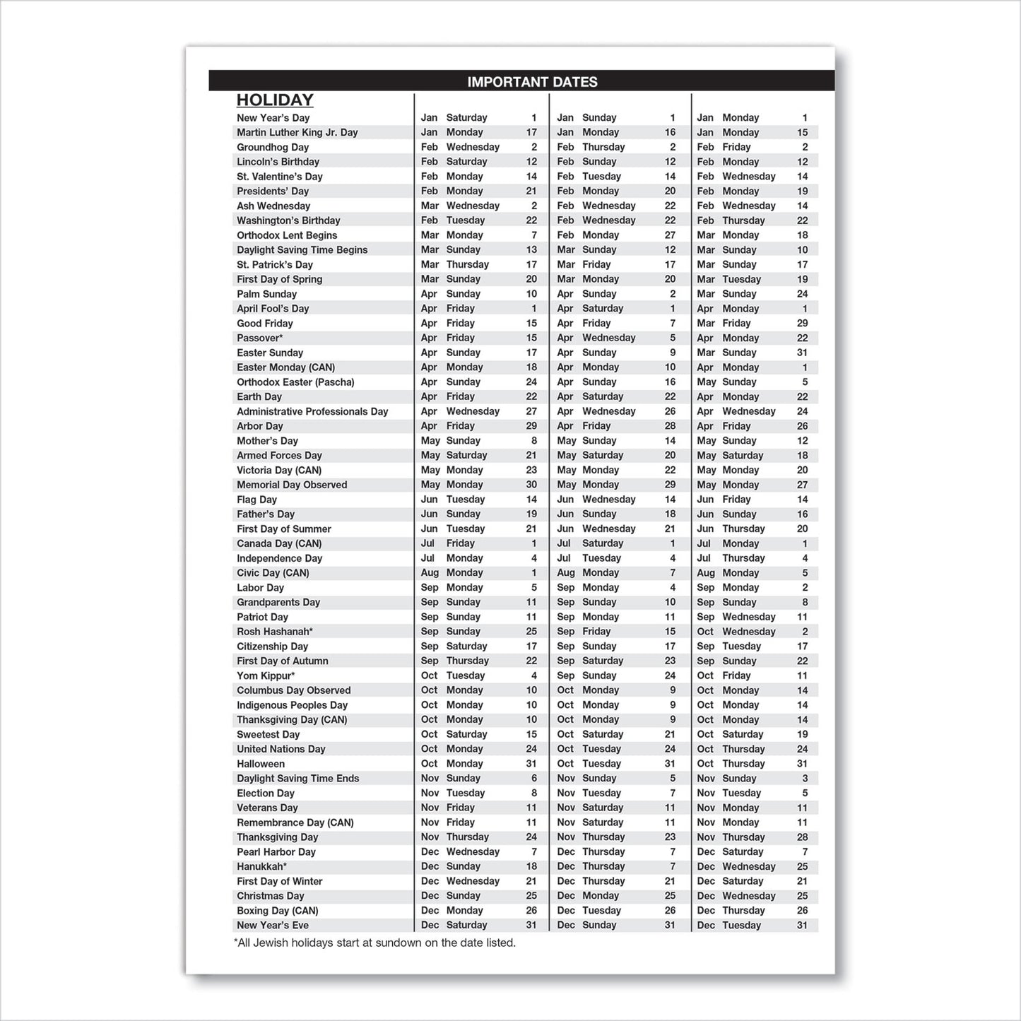 House of Doolittle 24/7 Recycled Daily Appointment Book/Monthly Planner, 10 x 7, Black Cover, 12-Month (Jan to Dec): 2025 (289632)