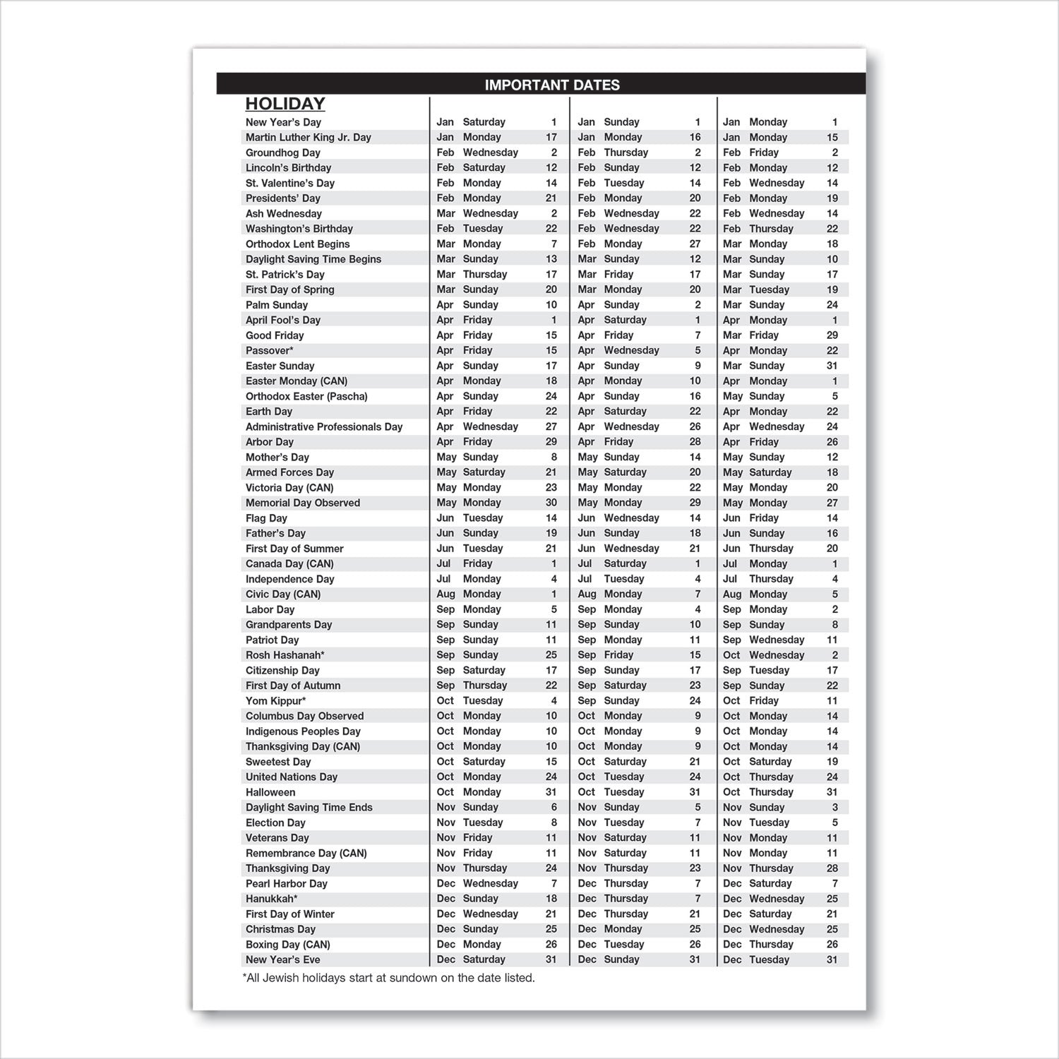 House of Doolittle 24/7 Recycled Daily Appointment Book/Monthly Planner, 10 x 7, Black Cover, 12-Month (Jan to Dec): 2025 (289632)