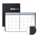 House of Doolittle Monthly Hard Cover Planner, 11 x 8.5, Black Cover, 14-Month: Dec 2024 to Jan 2026 (26292)