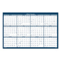 House of Doolittle Recycled Poster Style Reversible/Erasable Yearly Wall Calendar, 32 x 48, White/Blue/Gray Sheets, 12-Month (Jan to Dec): 2025 (3961)