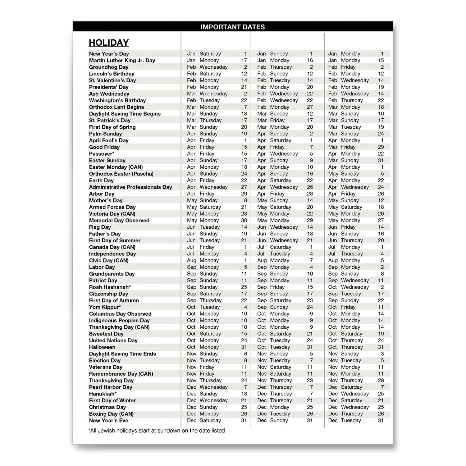 House of Doolittle Recycled Professional Weekly Planner, 15-Minute Appts, 11 x 8.5, Black Wirebound Soft Cover, 24-Month: Jan 2025 to Dec 2026 (272002)