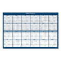 House of Doolittle Reversible/Erasable Two-Year Wall Calendar, 24 x 37, Light Blue/Blue/White Sheets, 24-Month: Jan 2025 to Dec 2026 (3964)