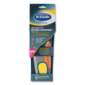 Dr. Scholl's Pain Relief Extra Support Orthotic Insoles, Women Sizes 6 to 11, Gray/Blue/Orange/Yellow, Pair (59013)