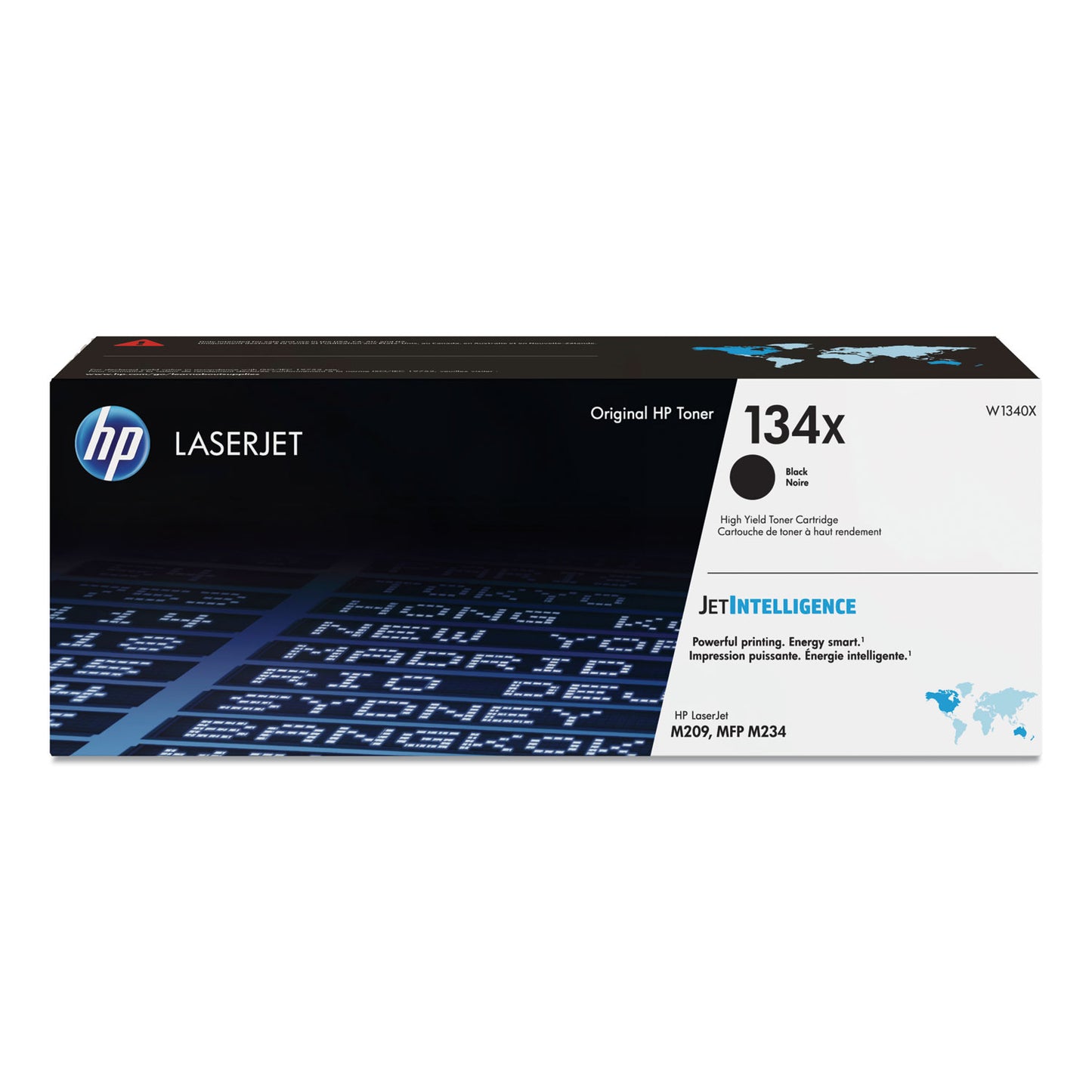 HP 134X, (W1340X) High-Yield Black Original Laser Toner Cartridge