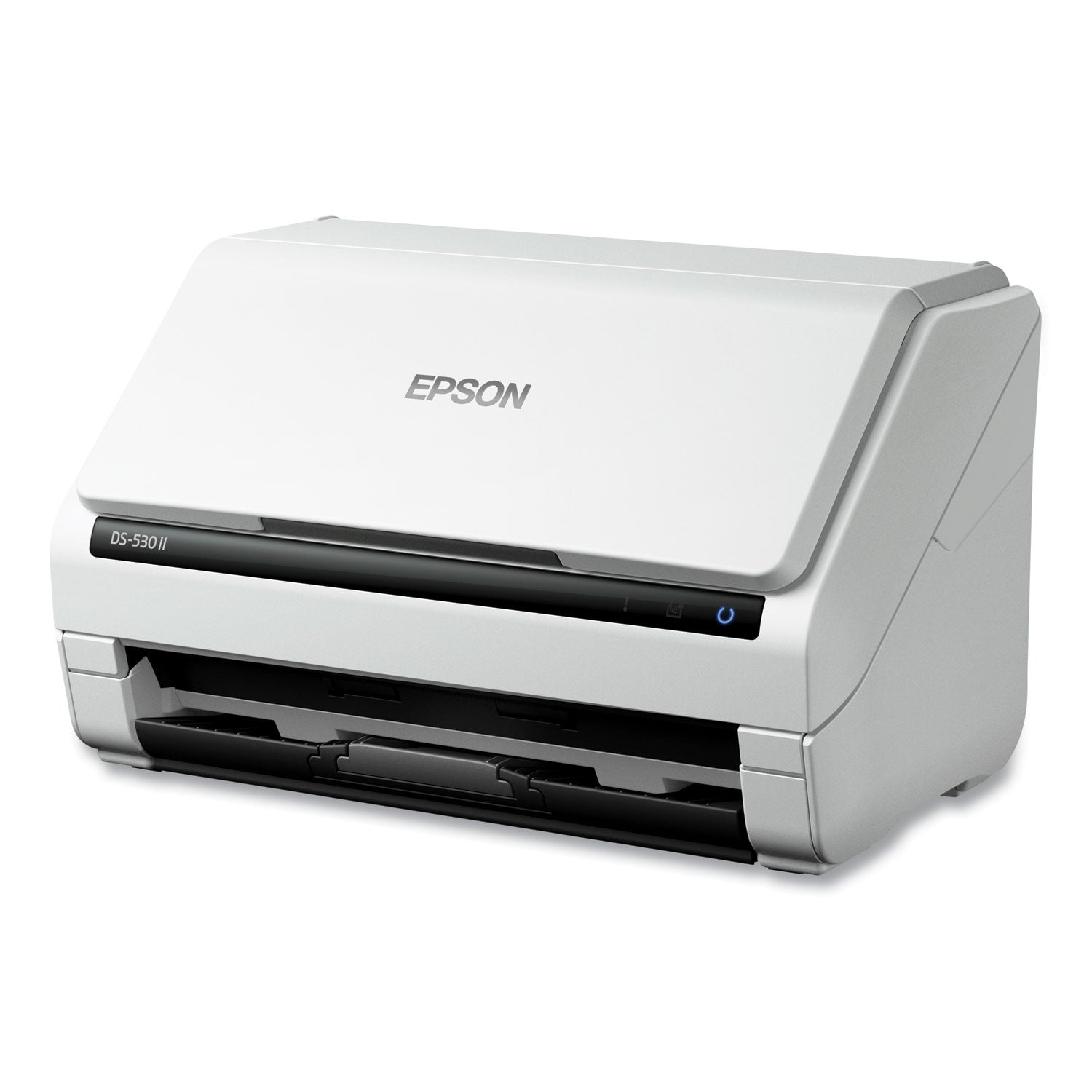 Epson DS-530 II Color Duplex Document Scanner, 600 dpi Optical Resolution, 50-Sheet Duplex Auto Document Feeder (B11B261202)