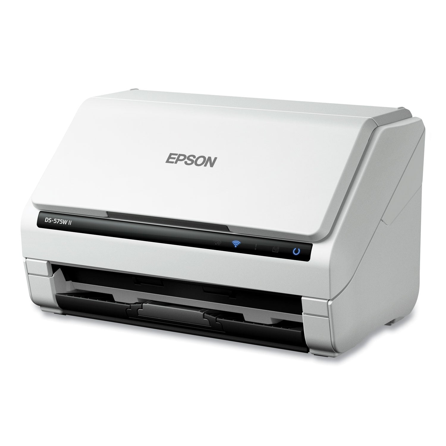 Epson DS-575W II Wireless Color Duplex Document Scanner, 600 dpi Optical Resolution, 50-Sheet Duplex Auto Document Feeder (B11B263202)