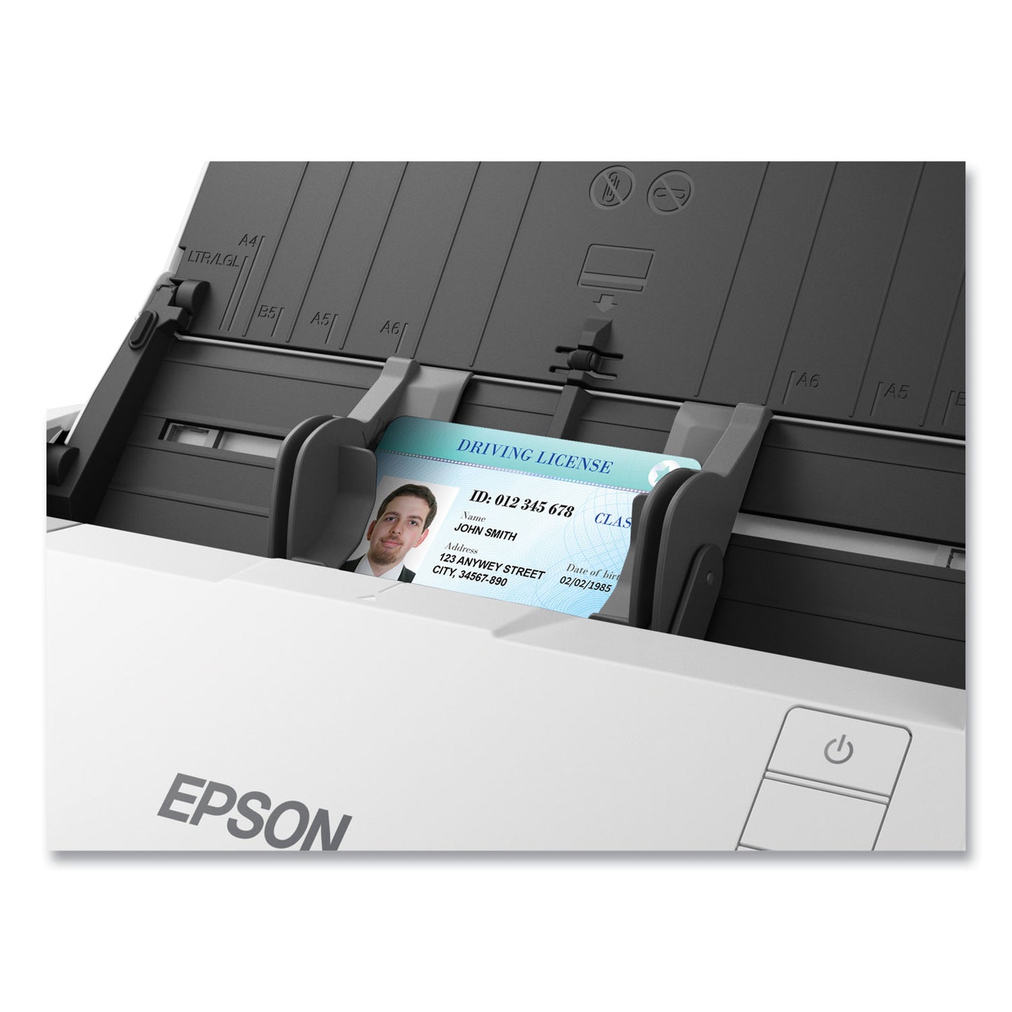 Epson DS-530 II Color Duplex Document Scanner, 600 dpi Optical Resolution, 50-Sheet Duplex Auto Document Feeder (B11B261202)
