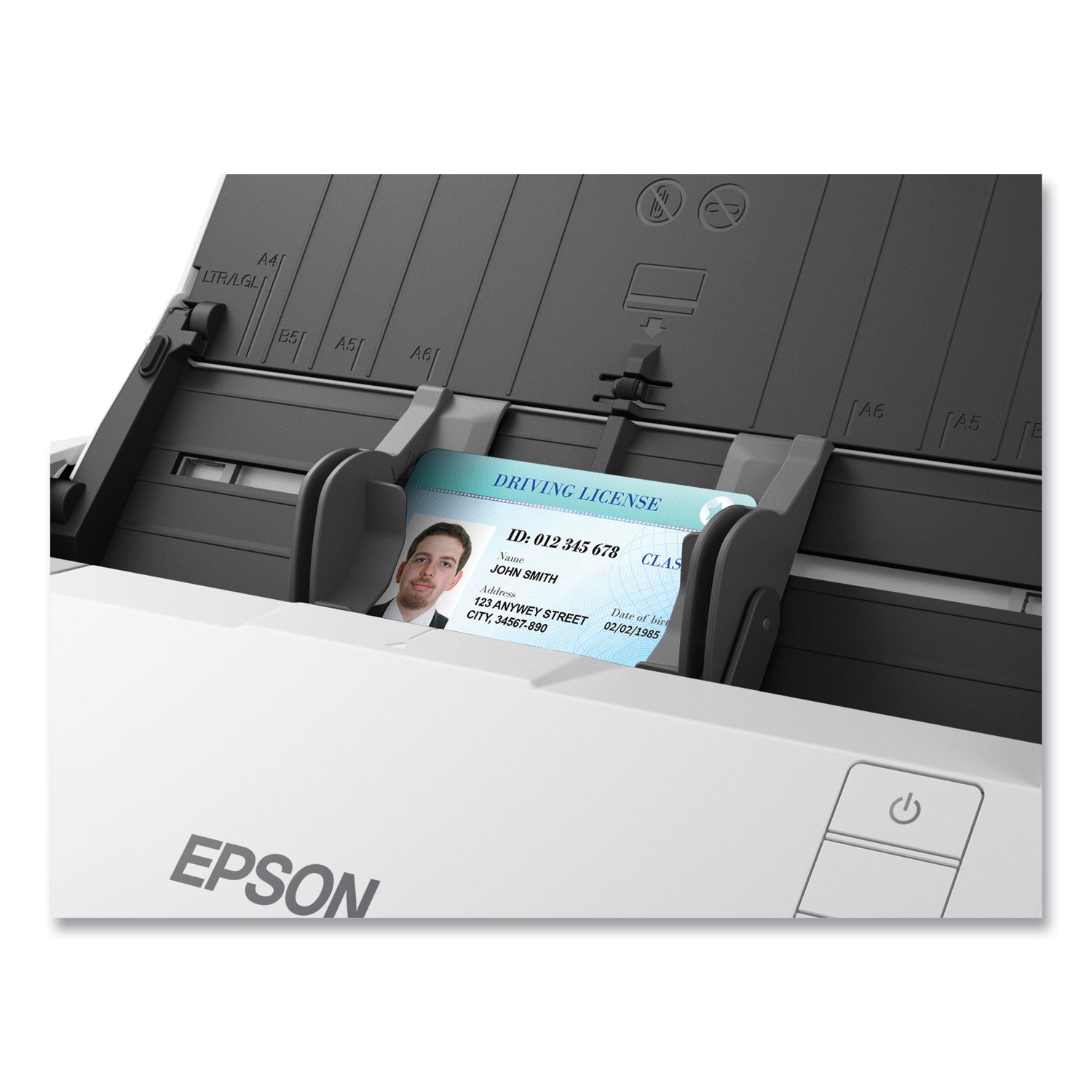 Epson DS-530 II Color Duplex Document Scanner, 600 dpi Optical Resolution, 50-Sheet Duplex Auto Document Feeder (B11B261202)
