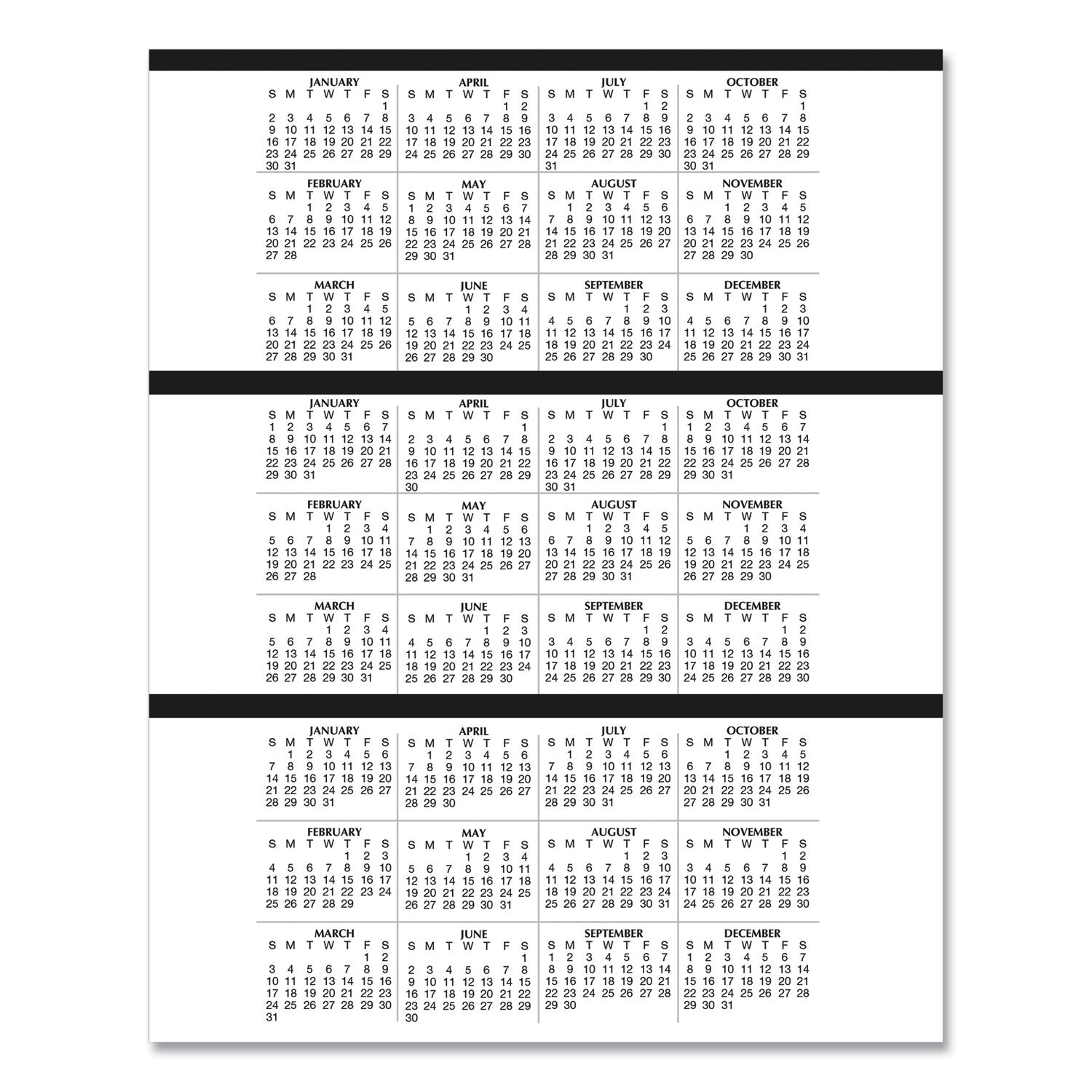 House of Doolittle Black-on-White Photo Weekly Appointment Book, Landscape Photography, 11 x 8.5, Black Cover, 12-Month (Jan to Dec): 2025 (217102)