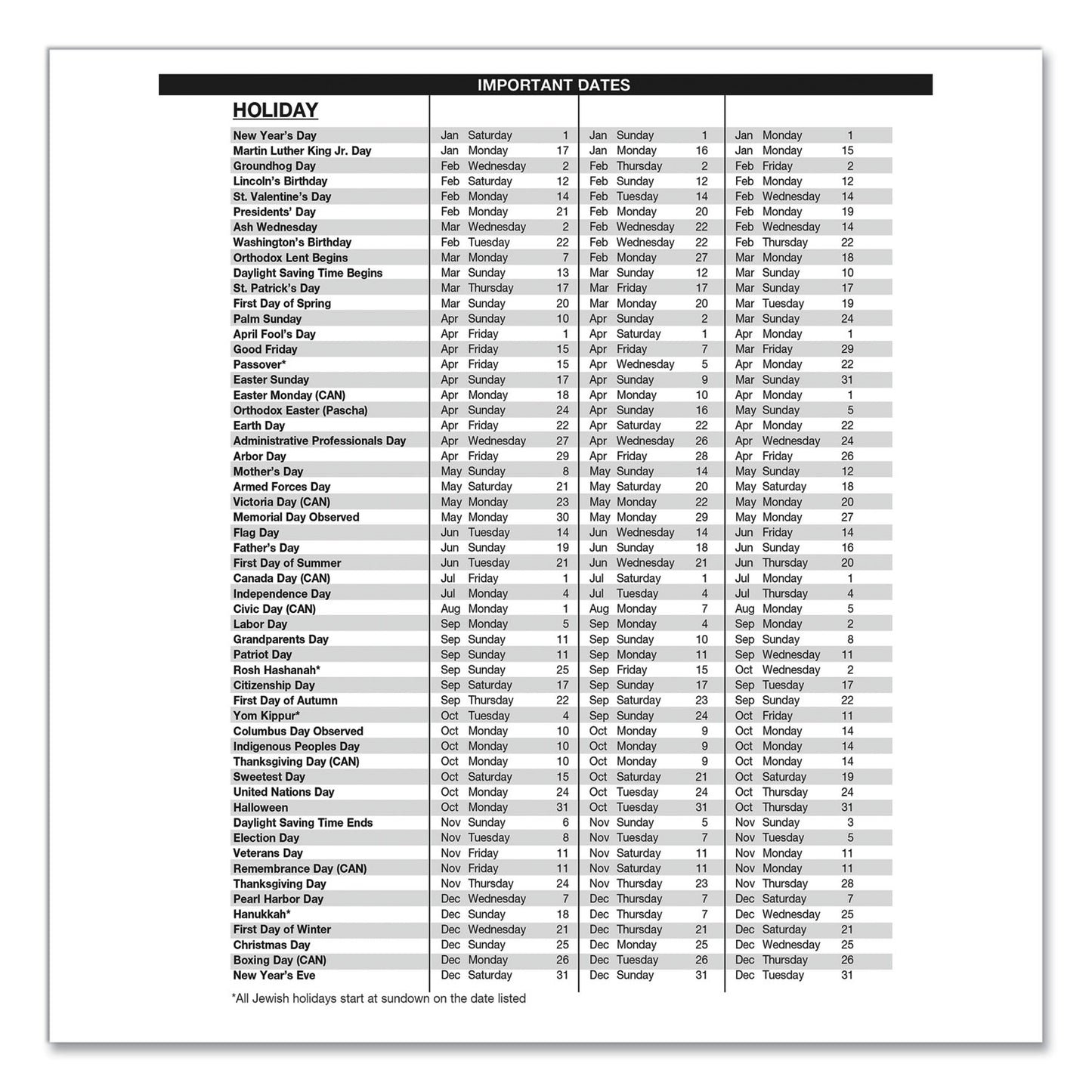 House of Doolittle Black-on-White Photo Weekly Appointment Book, Landscape Photography, 11 x 8.5, Black Cover, 12-Month (Jan to Dec): 2025 (217102)