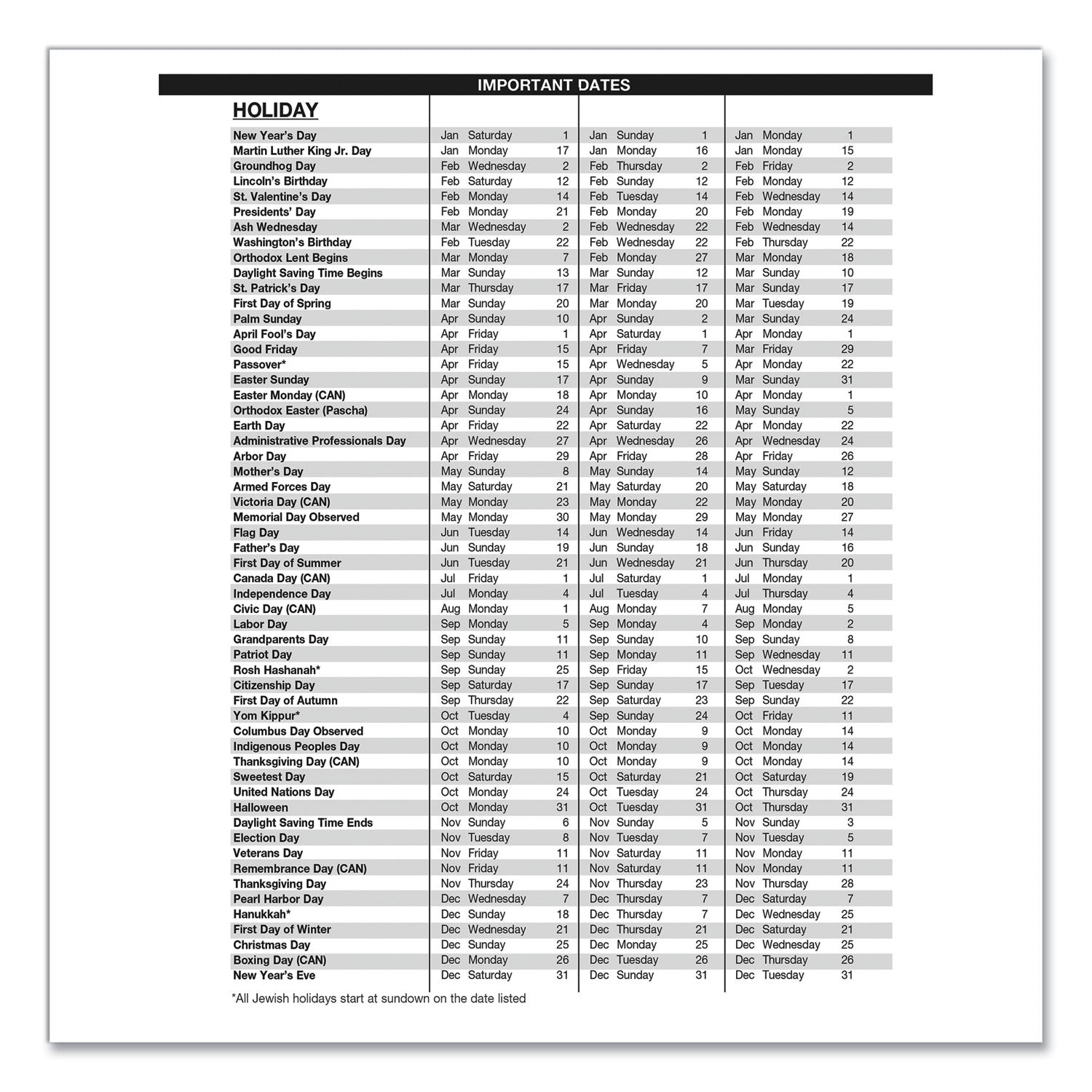 House of Doolittle Black-on-White Photo Weekly Appointment Book, Landscape Photography, 11 x 8.5, Black Cover, 12-Month (Jan to Dec): 2025 (217102)