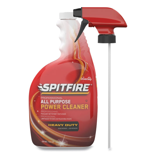 Diversey Spitfire All Purpose Power Cleaner, Liquid, 32 oz Spray Bottle, 4/Carton (CBD540038)