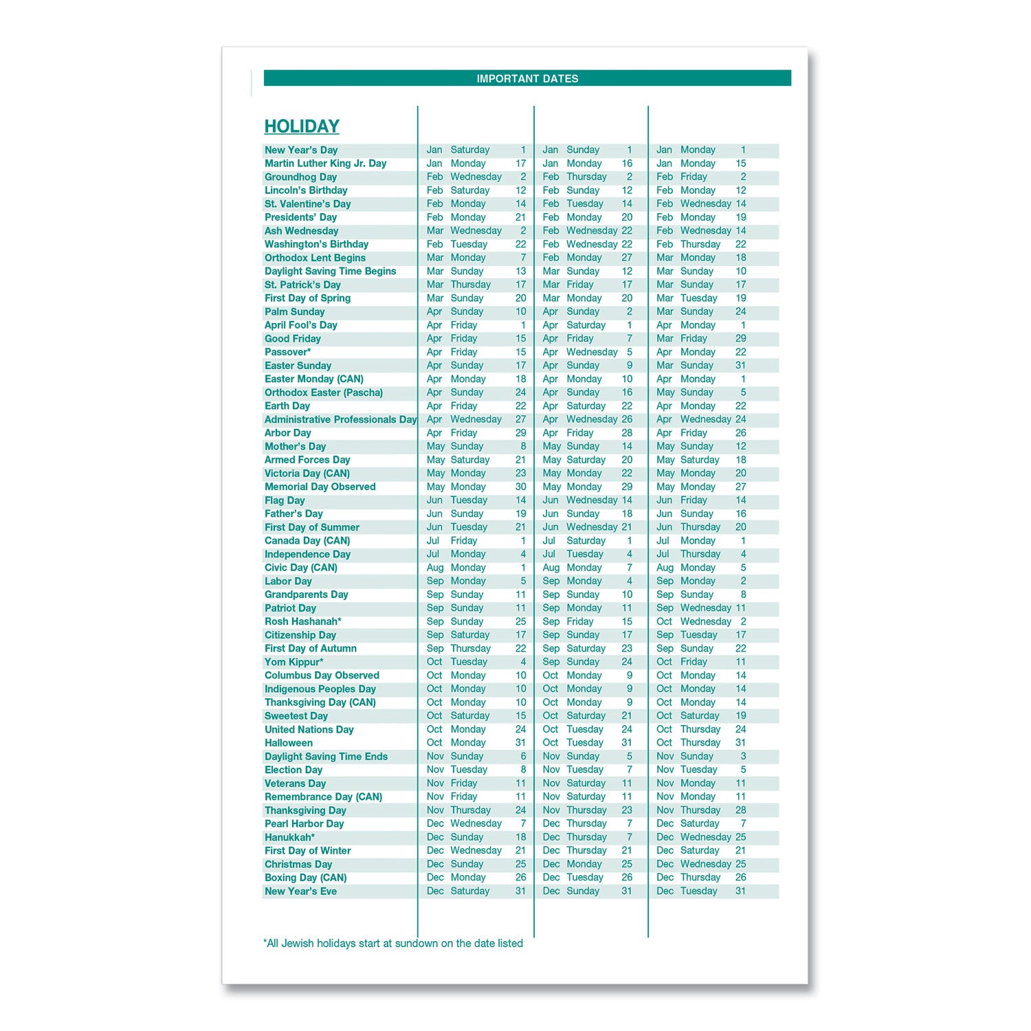 House of Doolittle Express Track Recycled Weekly Appointment Book/Monthly Planner, 8 x 5, Black Cover, 13-Month: Jan 2025 to Jan 2026 (29402)