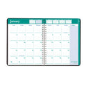 House of Doolittle Express Track Recycled Weekly Appointment Book/Monthly Planner, 11 x 8.5, Black Cover, 13-Month: Jan 2025 to Jan 2026 (29602)