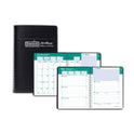 House of Doolittle Express Track Recycled Weekly Appointment Book/Monthly Planner, 8 x 5, Black Cover, 13-Month: Jan 2025 to Jan 2026 (29402)