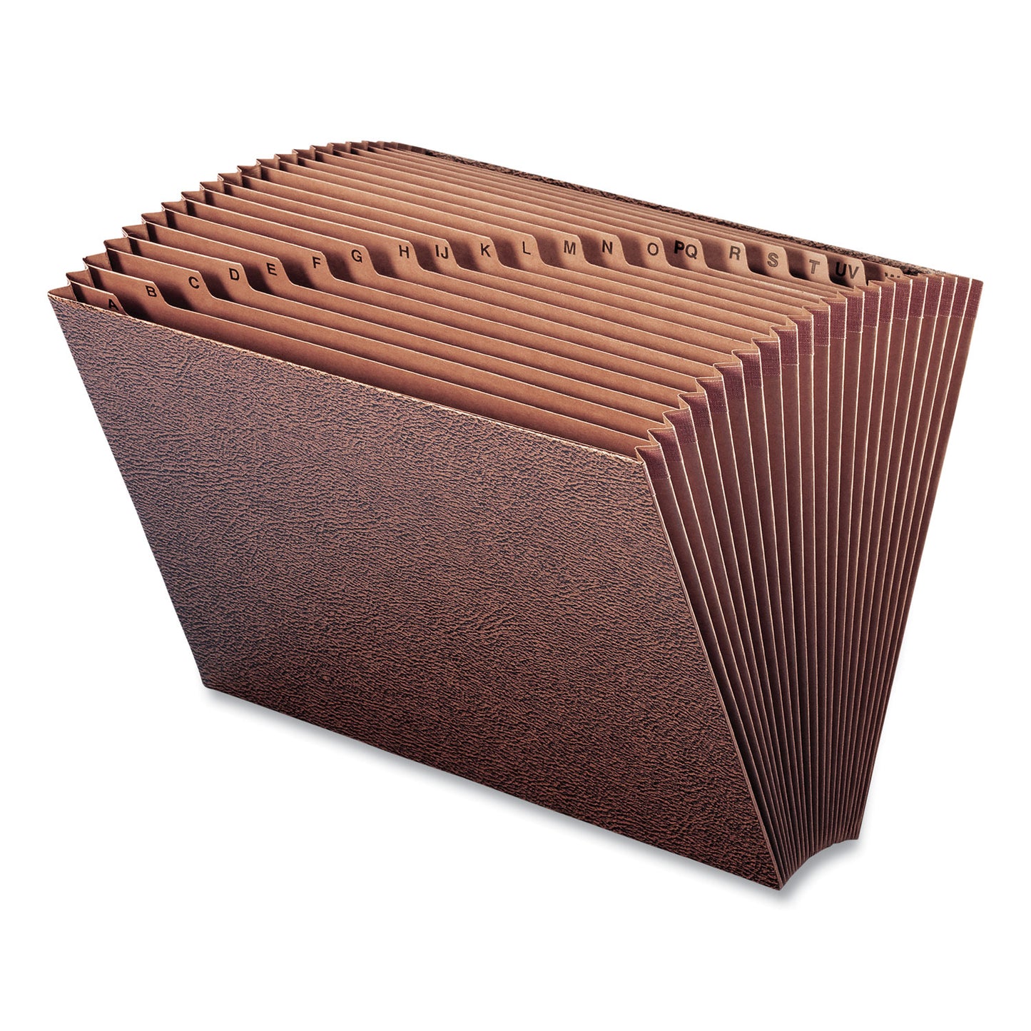 Smead TUFF Expanding Open-Top Stadium File, 21 Sections, 1/21-Cut Tabs, Legal Size, Redrope (70430)