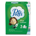 Puffs Plus Lotion Facial Tissue, 2-Ply, White, 124/Box, 3 Box/Pack (39363PK)