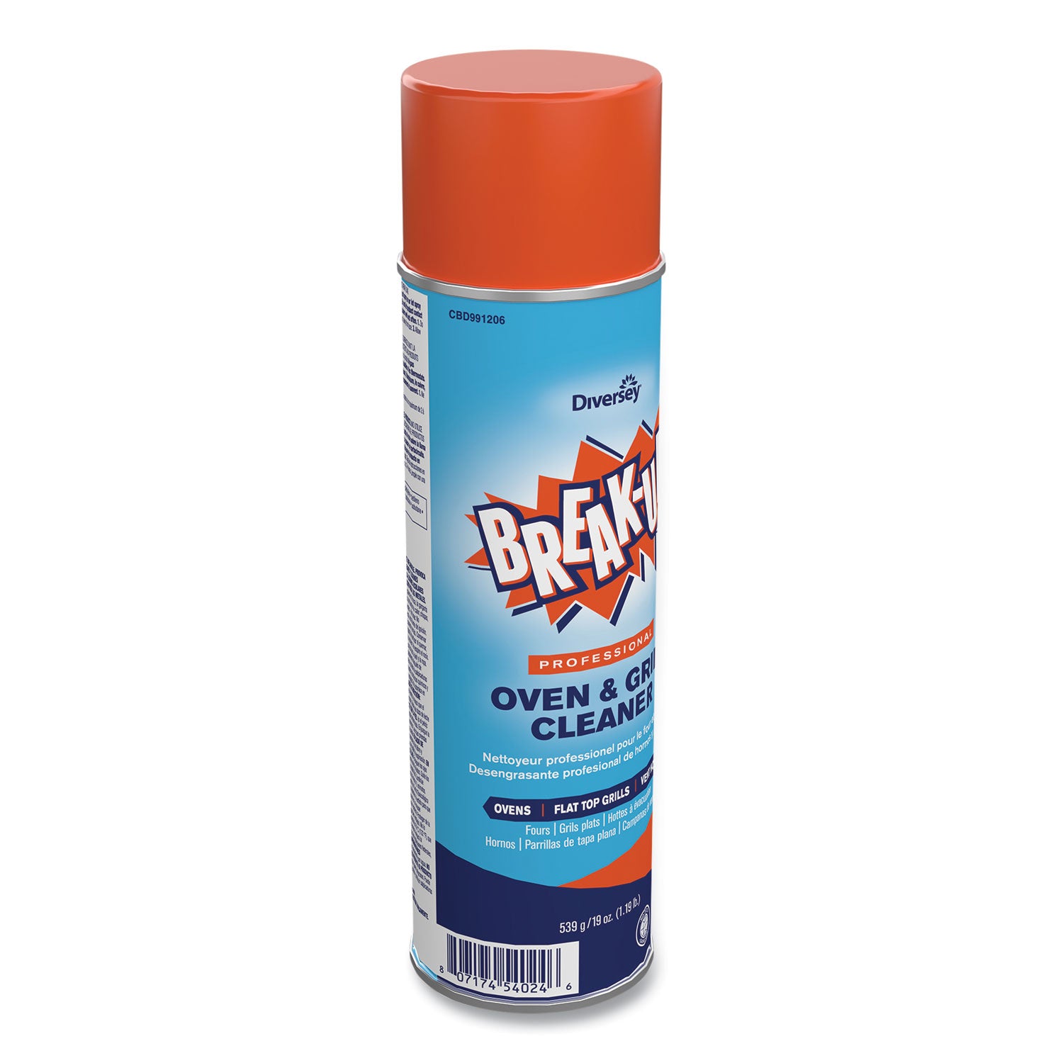 BREAK-UP Oven And Grill Cleaner, Ready to Use, 19 oz Aerosol Spray (CBD991206EA)