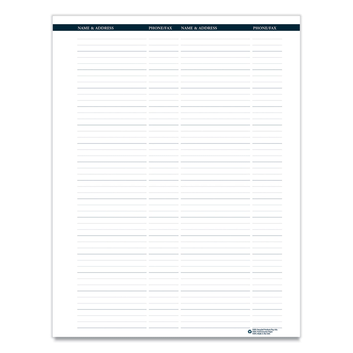 House of Doolittle Recycled Monthly Weekly 7 Day Planner, 8.75 x 6.88, Black Cover, 12-Month (Jan to Dec): 2025 (286802)