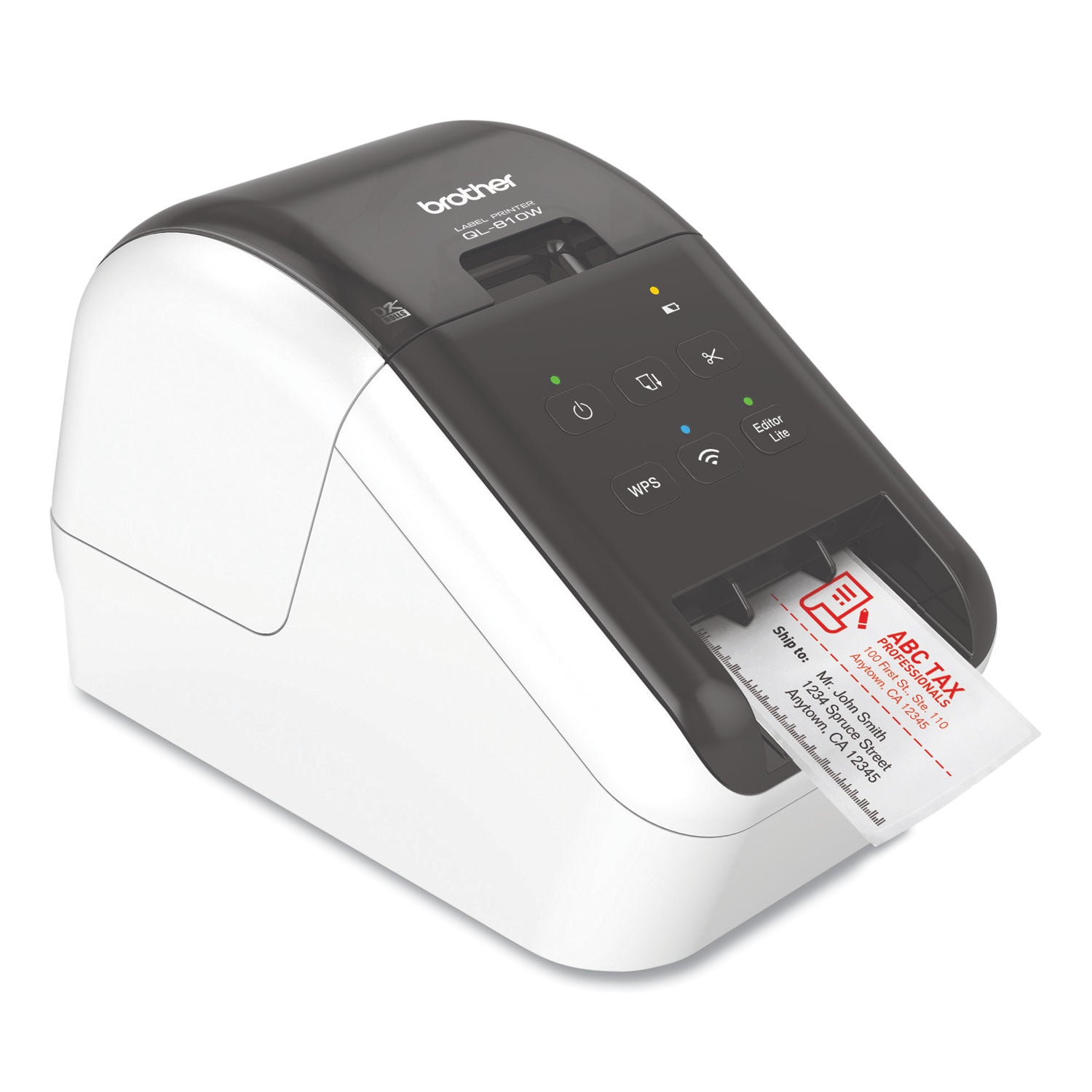 Brother QL-810W Ultra-Fast Label Printer with Wireless Networking, 110 Labels/min Print Speed, 5 x 9.38 x 6