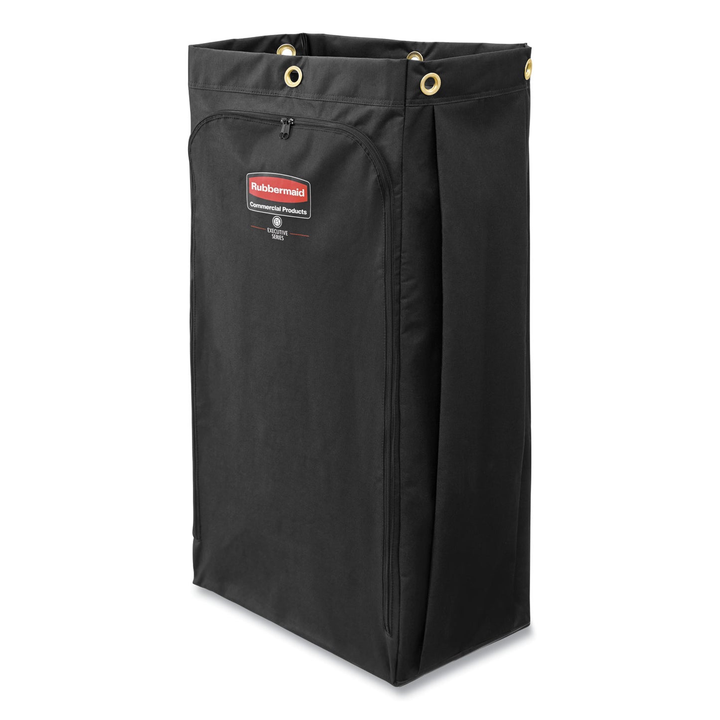 Fabric Cleaning Cart Bag for Rubbermaid Commercial 9T76, 9T77 and 9T78, 26 gal, 17.5" x 10.5" x 33", Black (1966888)