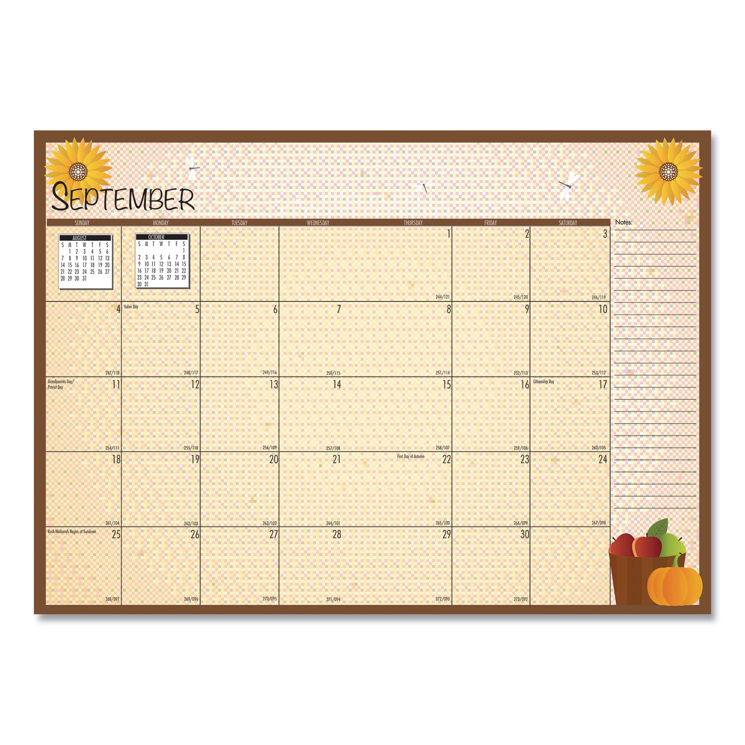 House of Doolittle Seasonal Monthly Planner, Illustrated Seasons Artwork, 10 x 7, Light Blue Cover, 12-Month (Jan to Dec): 2025 (23908)