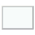 U Brands Melamine Dry Erase Board, 23 x 17, White Surface, Silver Frame (030U0001)