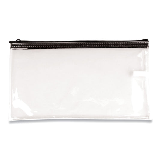 CONTROLTEK Multipurpose Zipper Bags, Vinyl, 11 x 6, Clear (530977)