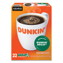Dunkin Donuts K-Cup Pods, Dunkin' Decaf, 22/Box (1269)