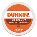 Dunkin Donuts K-Cup Pods, Hazelnut, 22/Box (1270)