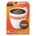 Dunkin Donuts K-Cup Pods, Original Blend, 22/Box (1267)