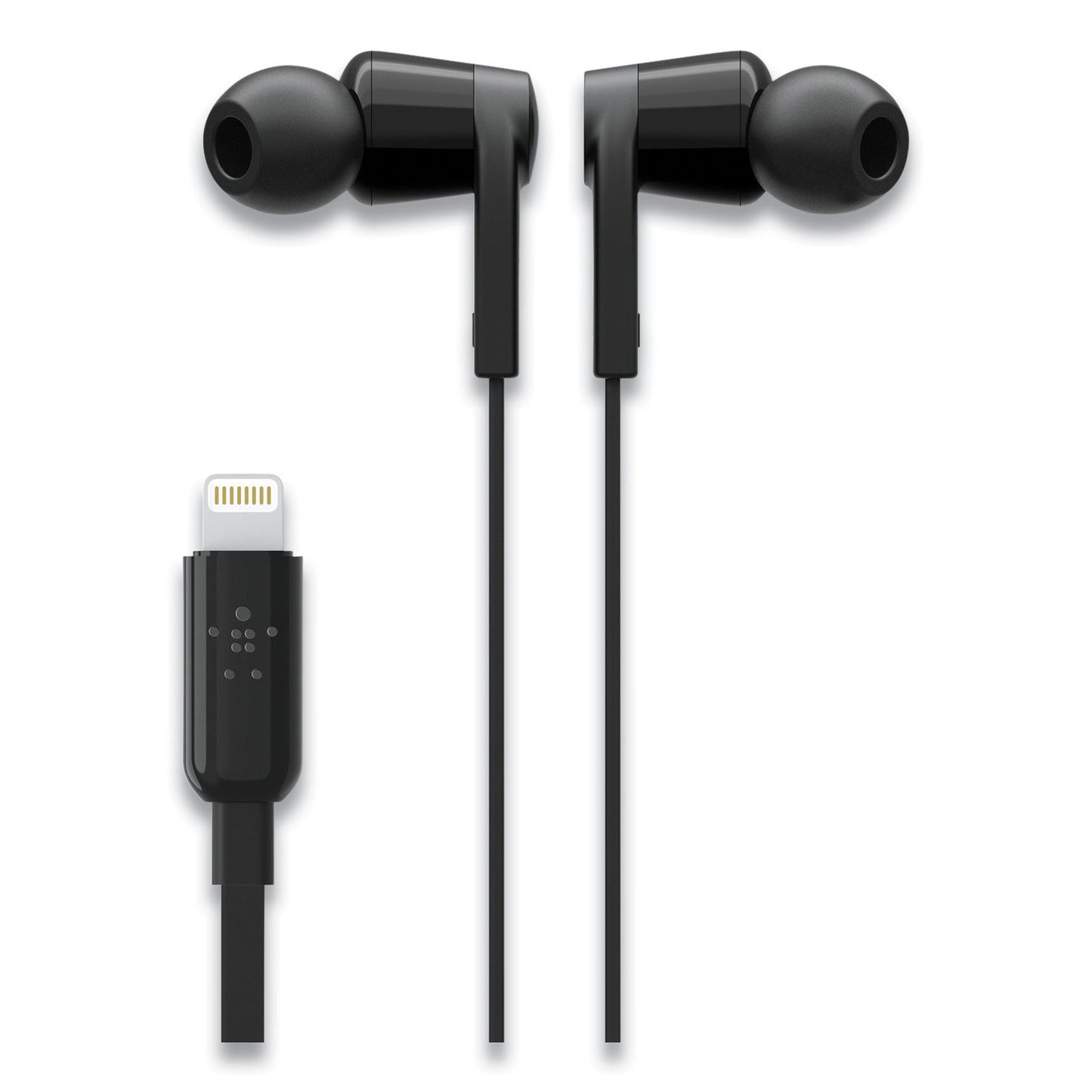 Belkin SOUNDFORM Headphones with Lightning Connector, 44" Cord, Black (G3H0001BTBLK)