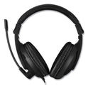 Adesso Xtream H5U Binaural Over The Head Headset with Microphone, Black