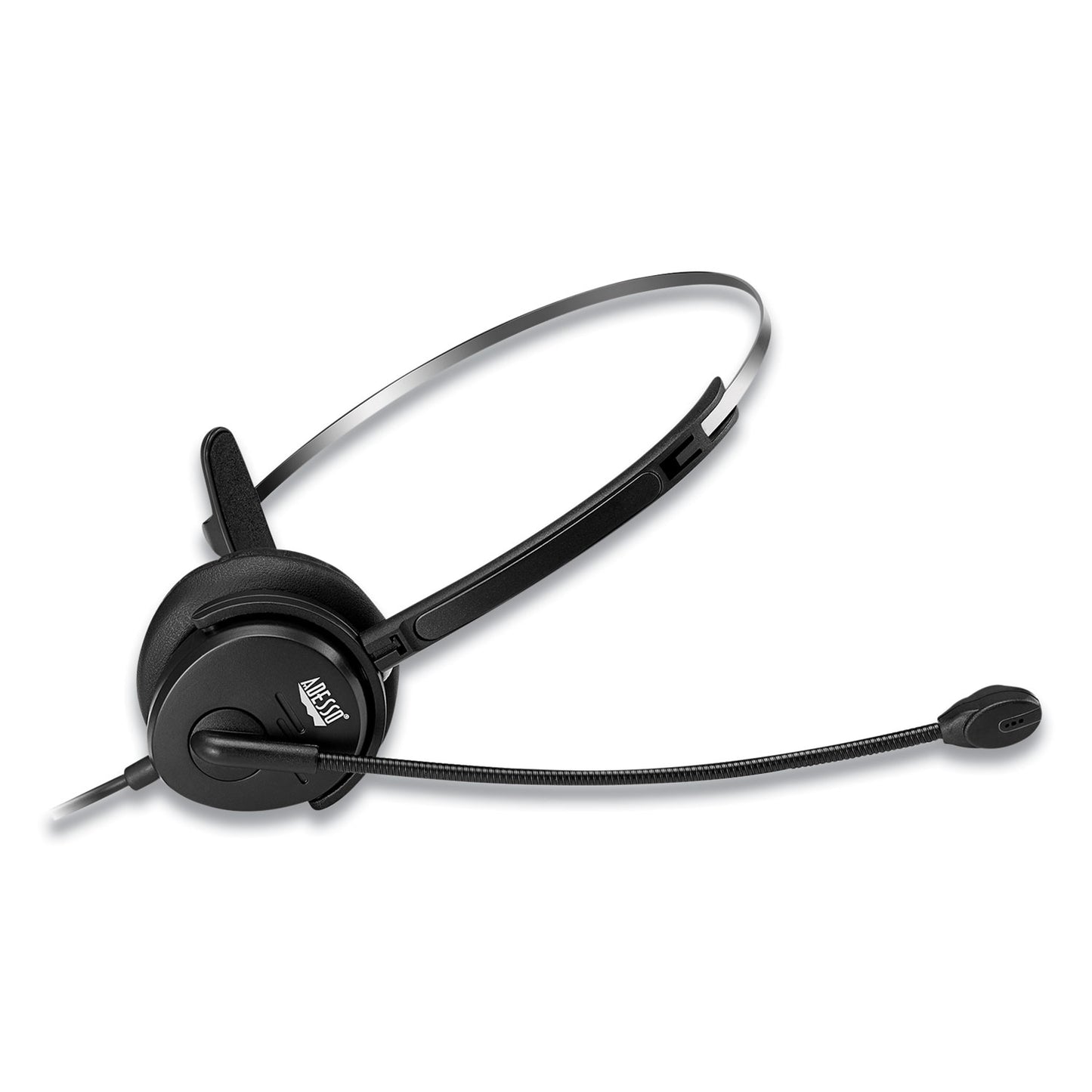 Adesso Xtream P1 Monaural Over the Head Headset with Microphone, Black