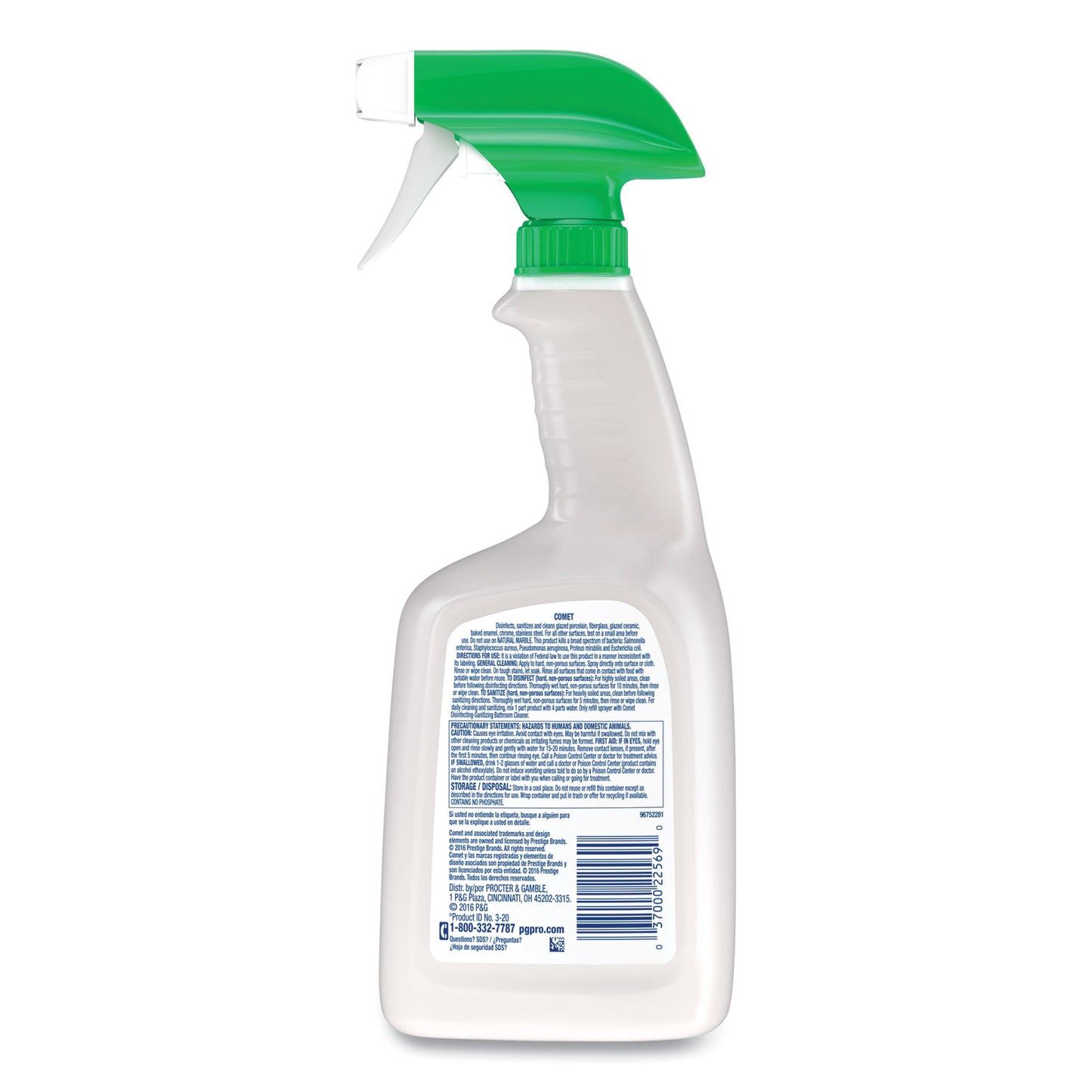 Comet Disinfecting-Sanitizing Bathroom Cleaner, 32 oz Trigger Spray Bottle (19214EA)