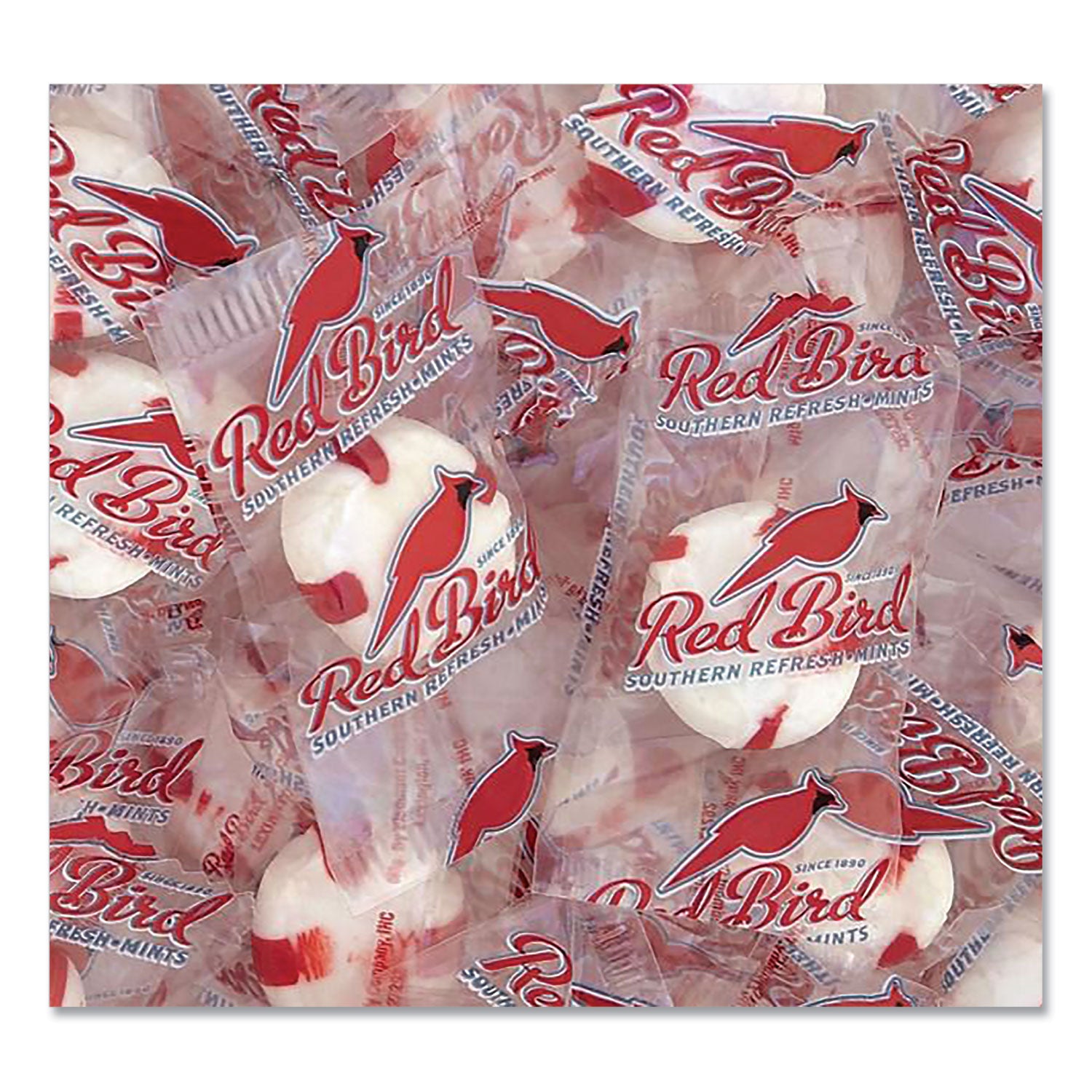 Red Bird Peppermint Puffs, Peppermint, Tub, 46 oz (6240RWP)