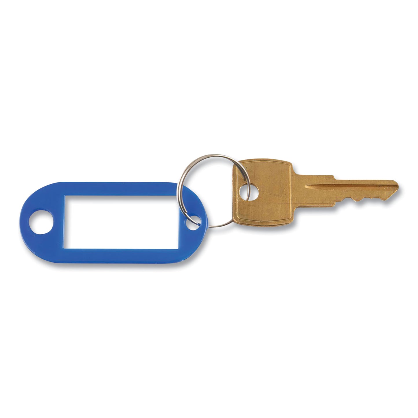 Advantus Key Tags Label Window, 0.88 x 0.19 x 2, Dark Blue, 6/Pack (KEY98019)