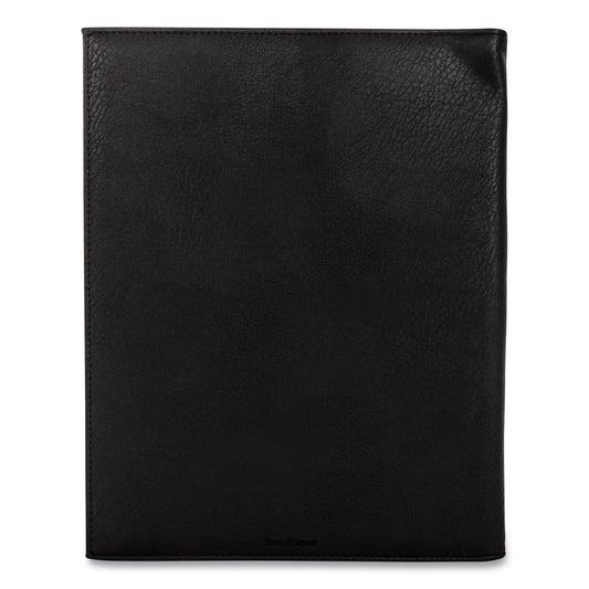 Bond Street Faux-Leather Padfolio, 9 x 12 Pad, 9.75 x 12.5, Black (5042BSBLACK)