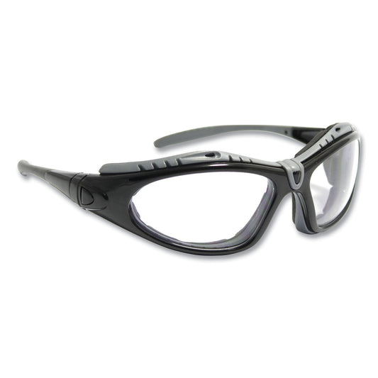 Bouton Optical Fuselage Safety Goggles, Black Frame, Clear Lens (250500420)