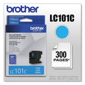 Brother LC101C Innobella Ink, 300 Page-Yield, Cyan