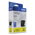 Brother LC101Y Innobella Ink, 300 Page-Yield, Yellow