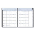Blue Sky Passages Appointment Planner, 11 x 8.5, Charcoal Cover, 12-Month (Jan to Dec): 2025 (100009)